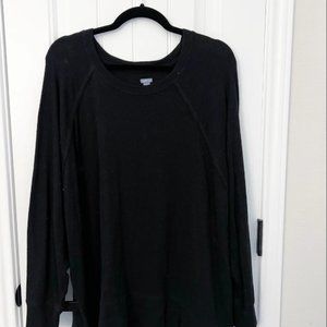 Black Relaxed Sweatshirt